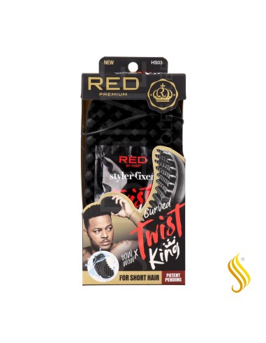 Red Kiss Premium Twist King Curved Densed Cepillo Goma